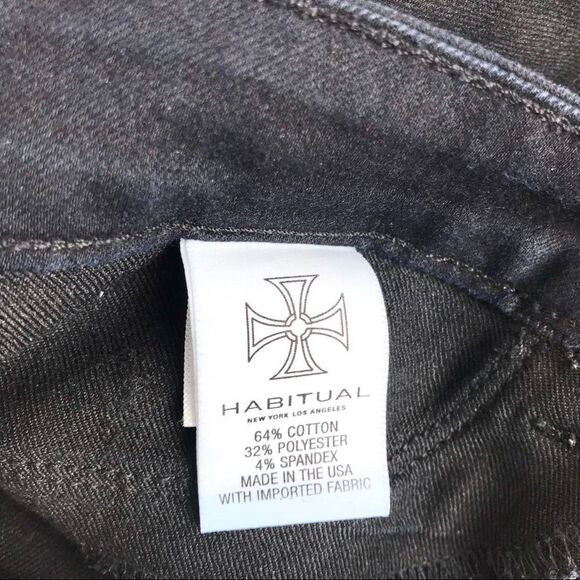 Habitual Onyx Waxy Shiny legging jeans Size 28 - Picture 11 of 13